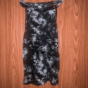 Mudd tie dye cropped tank top